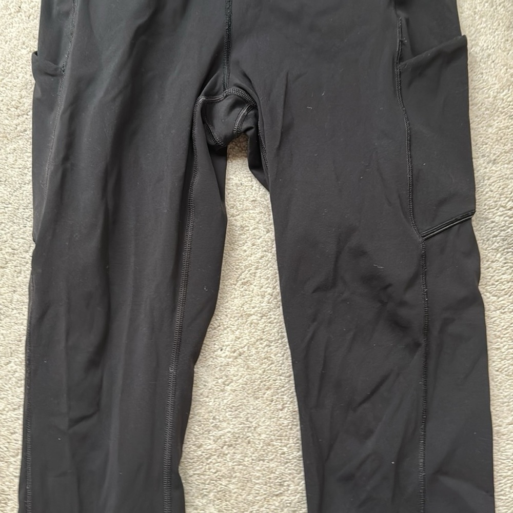 lululemon crop 25" leggings with pockets